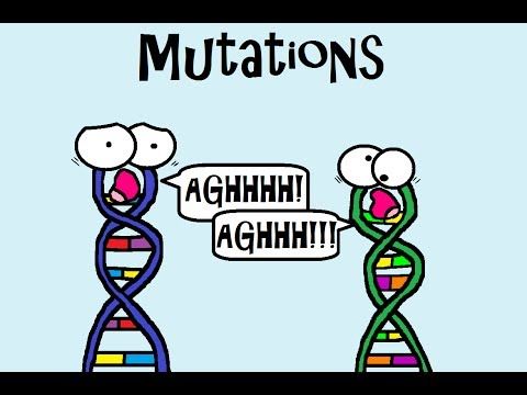 Cartoon gene mutations