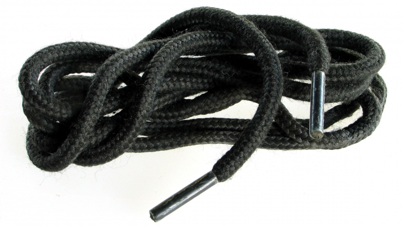 Black Shoelaces with Aglets