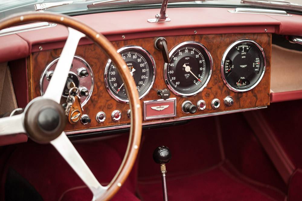 Image 1955 Aston Martin Dashboard