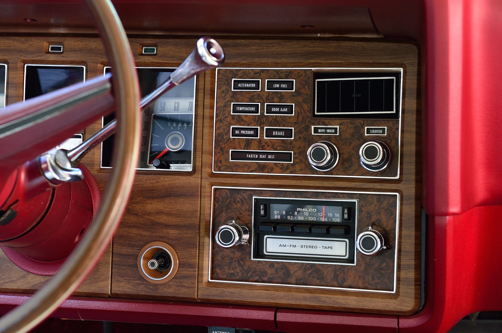 Early 1970's Lincoln Continental Dashboard