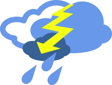 graphic thunder cloud