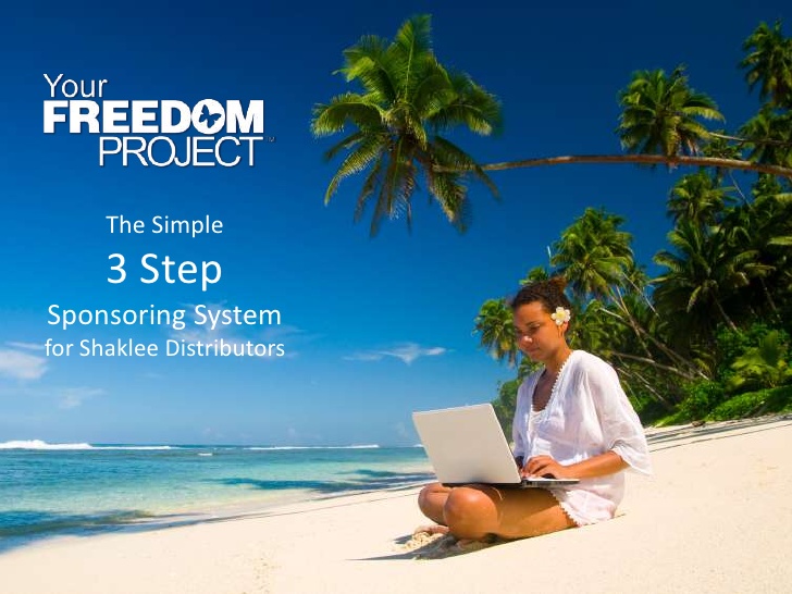 image: Your Freedom Project, woman laptop on beach