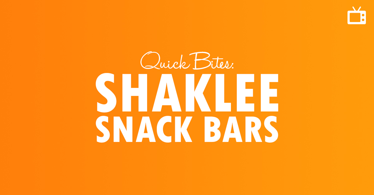 Quick Bites Shaklee Snack Bars